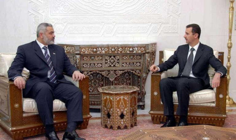 “حماس” تقرر إعادة علاقاتها مع نظام الأسد بعد 10 سنوات
