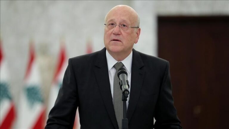 ميقاتي يدعو المجتمع الدولي للمساعدة في انتخاب رئيس لبناني جديد