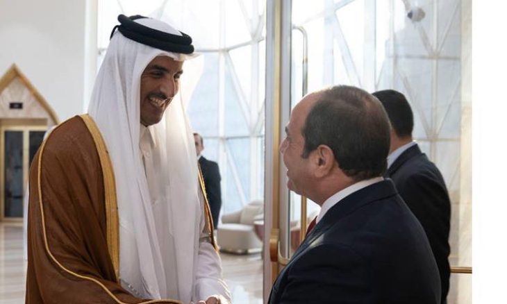 أول زيارة لرئيس عبدالفتاح السيسي الى الدوحة منذ توليه الحكم