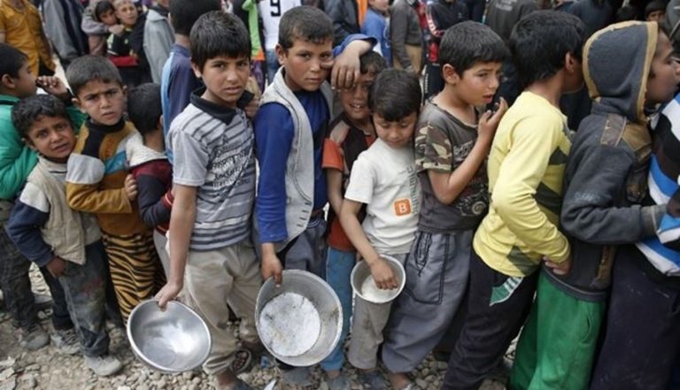 “على حافة المجاعة “الأمم المتحدة تحذّر من أن ملايين الأطفال يواجهون المجاعة