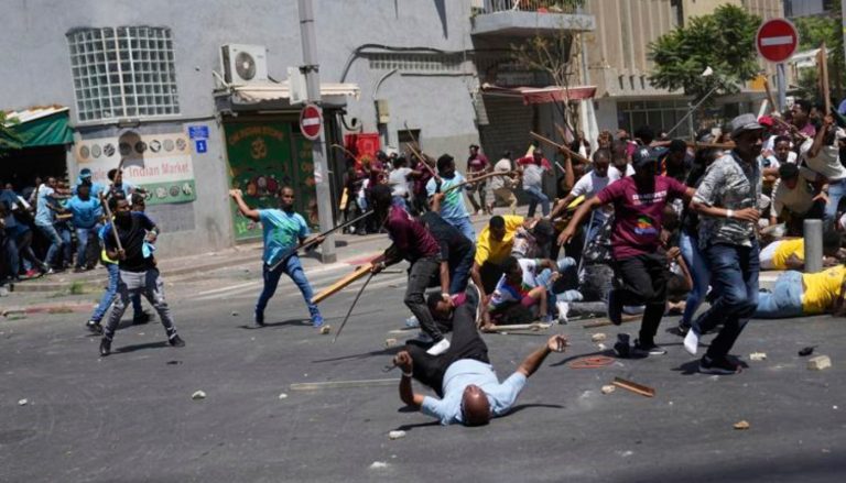 تظاهرات الإريتريين تشعل إسرائي ونتنياهو يدعو لطرد الإريتريين الضالعين